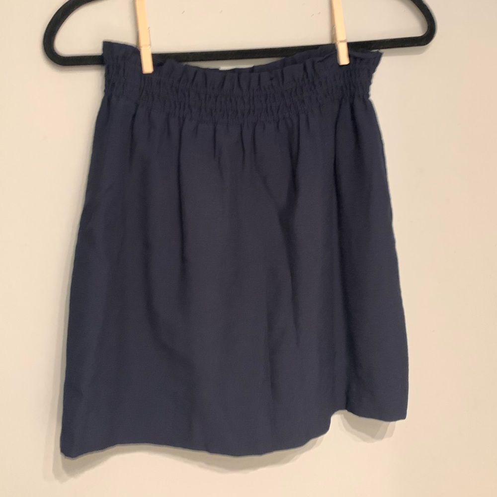 J.crew skirt, navy blue size 0 with lining